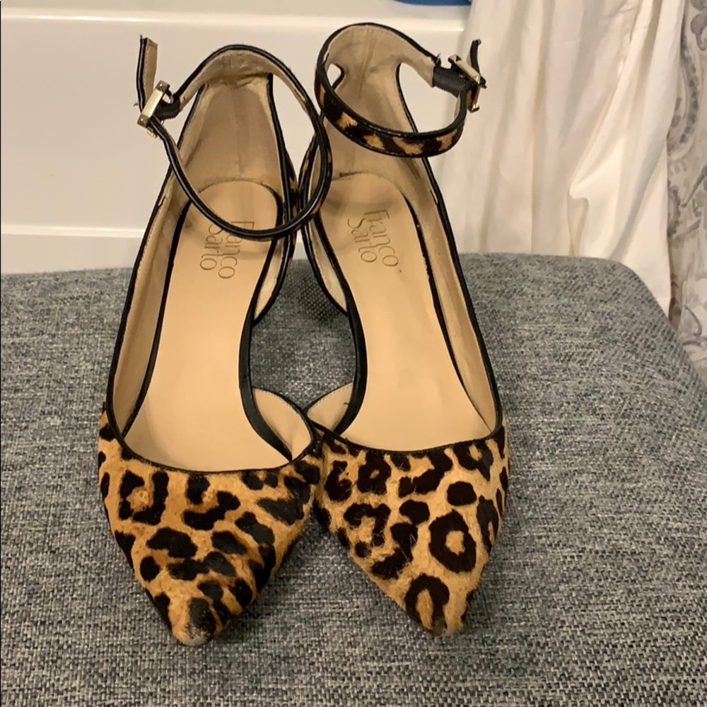 Frank Sarto leopard heels (“Dandy” style)